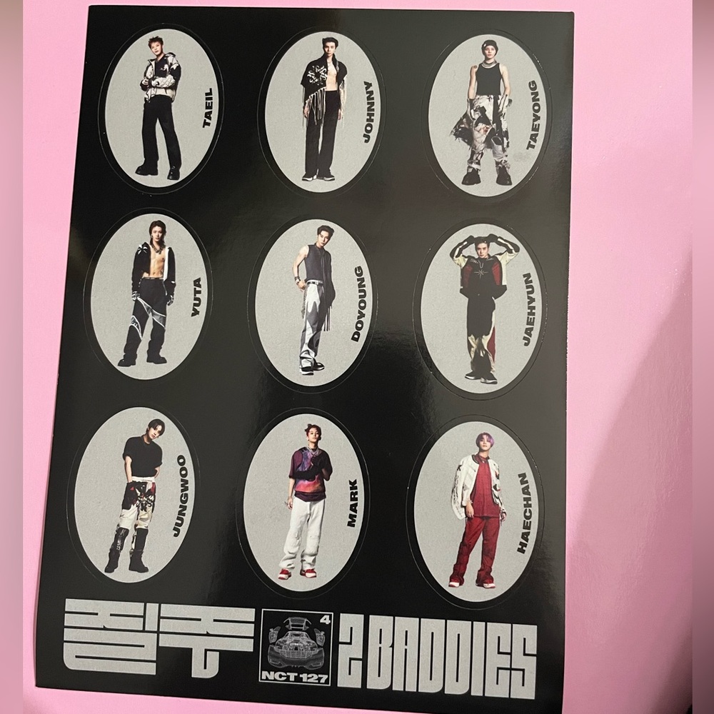 NCT 127 stickers